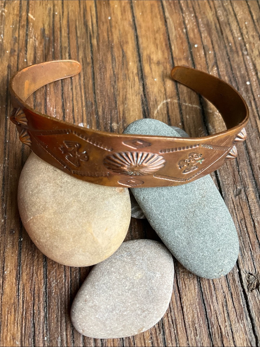 Copper Bell Native American bracelet